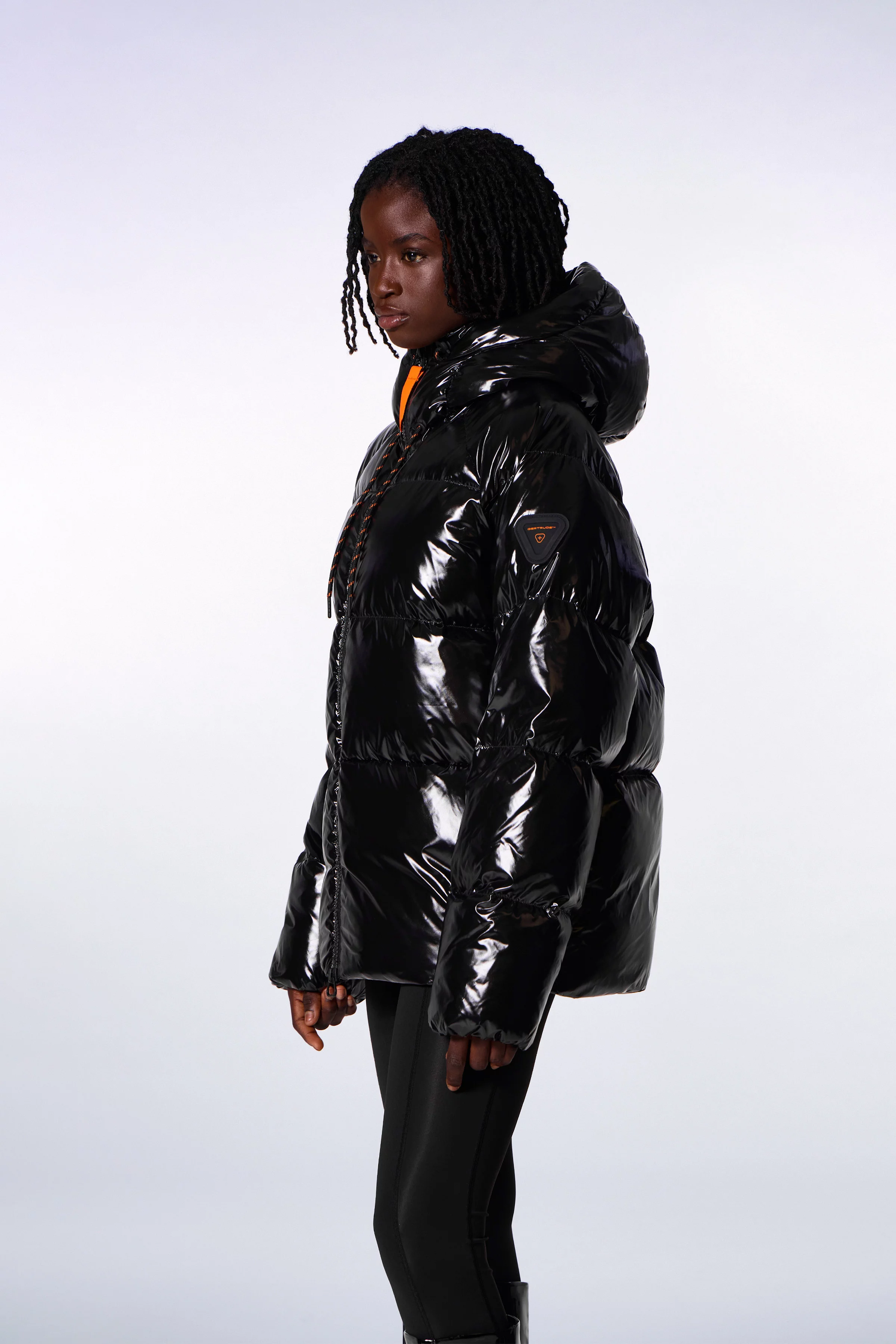 Doudoune puffy brillante sans manches Galilée dark night femme - - Gertrude